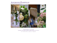 Tablet Screenshot of anemonepampille.com